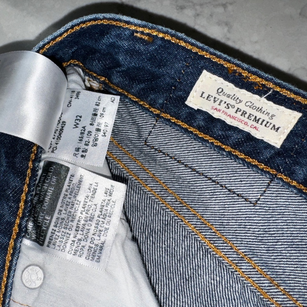 Levi's 501 Denim Cutoff Shorts - Picture 5 of 10